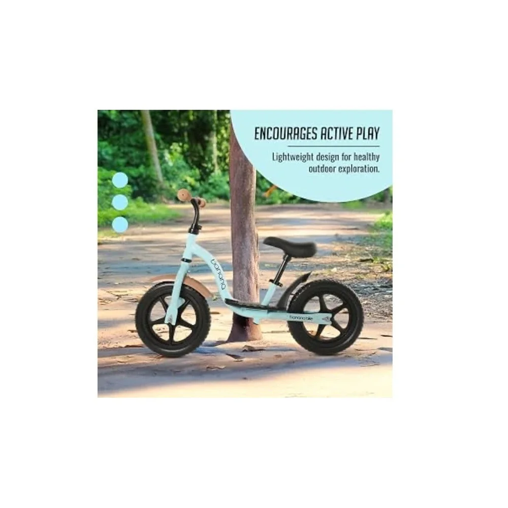 Banana Bike 2 in 1 Kids Balance Bike Scooter Hybrid Powder Blue Toddler  NIB